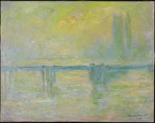 Charing Cross Bridge: Nebel, 1902