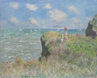 Klippenweg bei Pourville, 1882