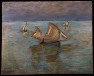 Fischerboote in Pourville