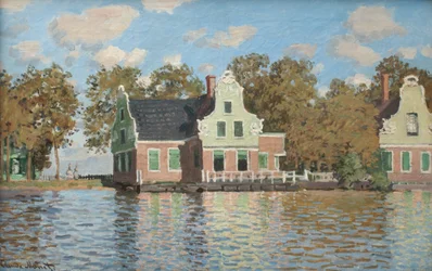 Häuser am Ufer des Flusses Zaan, 1871-1872