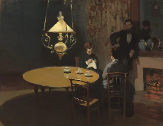 Innenraum, nach dem Abendessen, 1868-1869