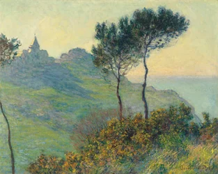 Die Kirche von Varengeville, Sonnenuntergang