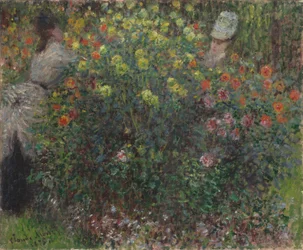 Damen in Blumen