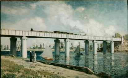 Die Eisenbahnbrücke in Argenteuil