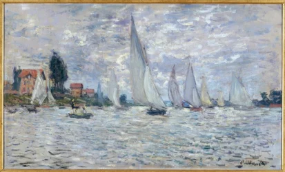 Die Boote. Regatten in Argenteuil