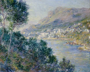 Monte Carlo, Blick auf Cap Martin, 1884
