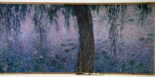 Seerosen, heller Morgen mit Weiden (Triptychon, rechter Teil)
