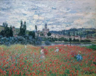 Mohnfelder bei Vétheuil, um 1879