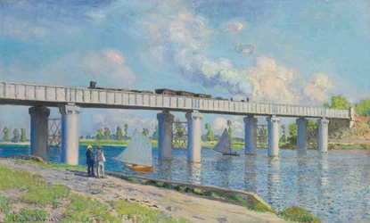 Eisenbahnbrücke bei Argenteuil, 1873