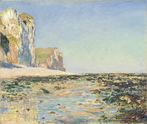 Küste und Klippen von Pourville am Morgen