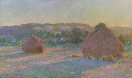 Getreidehaufen Ende des Sommers