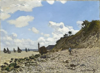 Der Strand von Honfleur, 1864-1866