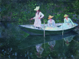 Das Boot in Giverny En norvégienne