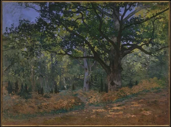 Die Bodmer-Eiche, Wald von Fontainebleau, 1865