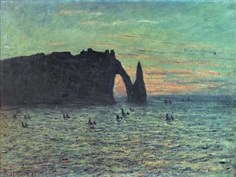 Die hohle Nadel in Etretat, 1883