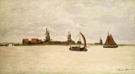 Der äußere Hafen von Zaandam, 1871