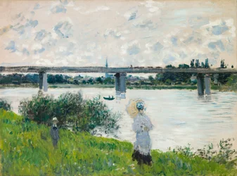Die Promenade mit der Eisenbahnbrücke, Argenteuil