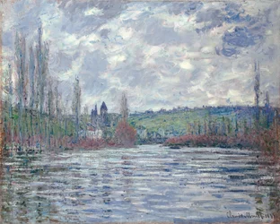 Die Seine bei Hochwasser in Vétheuil, 1881