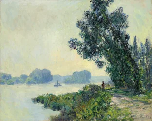 Der Treidelpfad in Granval, 1883
