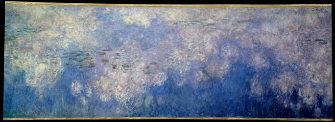 Die Seerosen; die Wolken. Zentraler Teil des Triptychons, gemalt in Giverny