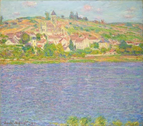 Vetheuil in der Sonne; Vetheuil, effet de Soleil, 1901