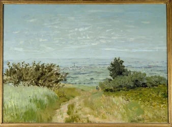 Blick von der Ebene nach Argenteuil, Hänge von Sannois 1872