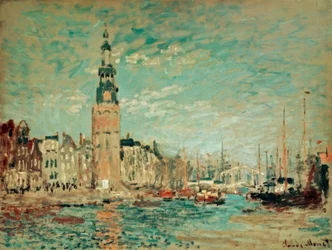 Blick auf den Montelbaanstoren, Amsterdam