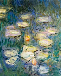 Seerosen, von Claude Monet (Detail)