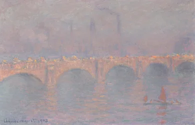 Waterloo Bridge, verschleierte Sonne