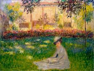 Frau im Garten, 1876