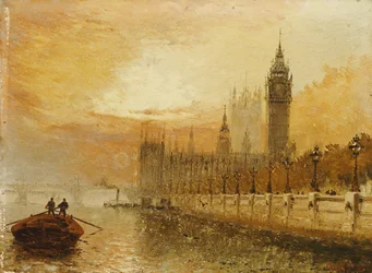 Ansicht von Westminster von der Themse