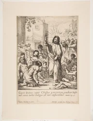 Heilung der Kranken Jesus Christus heilt mehrere Kranke in Galiläa