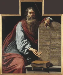 Moses mit den Zehn Geboten