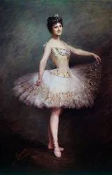 Porträt von Carlotta Zambelli (1875-1968), italienische Tänzerin und Pädagogin
