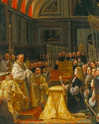 Anbetung der Sagrada Forma durch Carlos II., König von Spanien