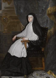 Maria Anna von Österreich, Gemahlin König Philipps IV. von Spanien, als Witwe