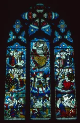 Das Westfenster, das das Jüngste Gericht darstellt, von Clayton und Bell, ca. 1860