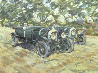 1929 Le Mans siegreiche Bentleys