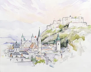 Salzburg Sonnenaufgang