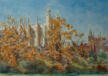College-Kapelle - Herbstblätter, 2010