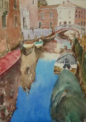 Rio Dei Frari, Wintersonne, 2019