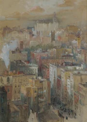 Ansicht von New York City, ca. 1910
