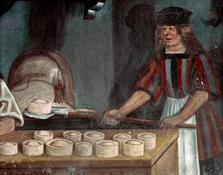Die Bäckerei, (Detail)