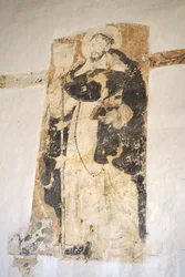 Wandgemälde Santo Domingo de Guzman, 18. Jahrhundert, Kloster Santo Ecce Horio, Barichara, Kolumbien