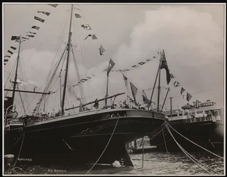 S.S. "Umbria" am Dock, ca. 1897