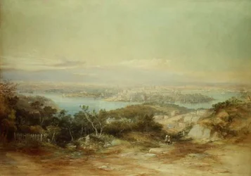 Blick auf Sydney vom Nordufer zur Stadt