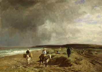 Küste bei Villers, um 1859