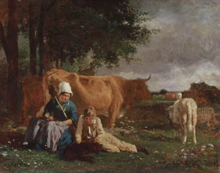 Pastorale Szene