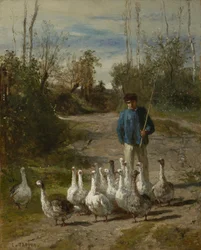 Der Gänsehirt, ca. 1850-55