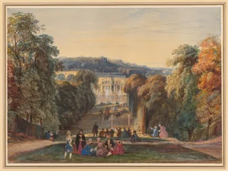 Im Park von Saint Cloud, 1800er Jahre
